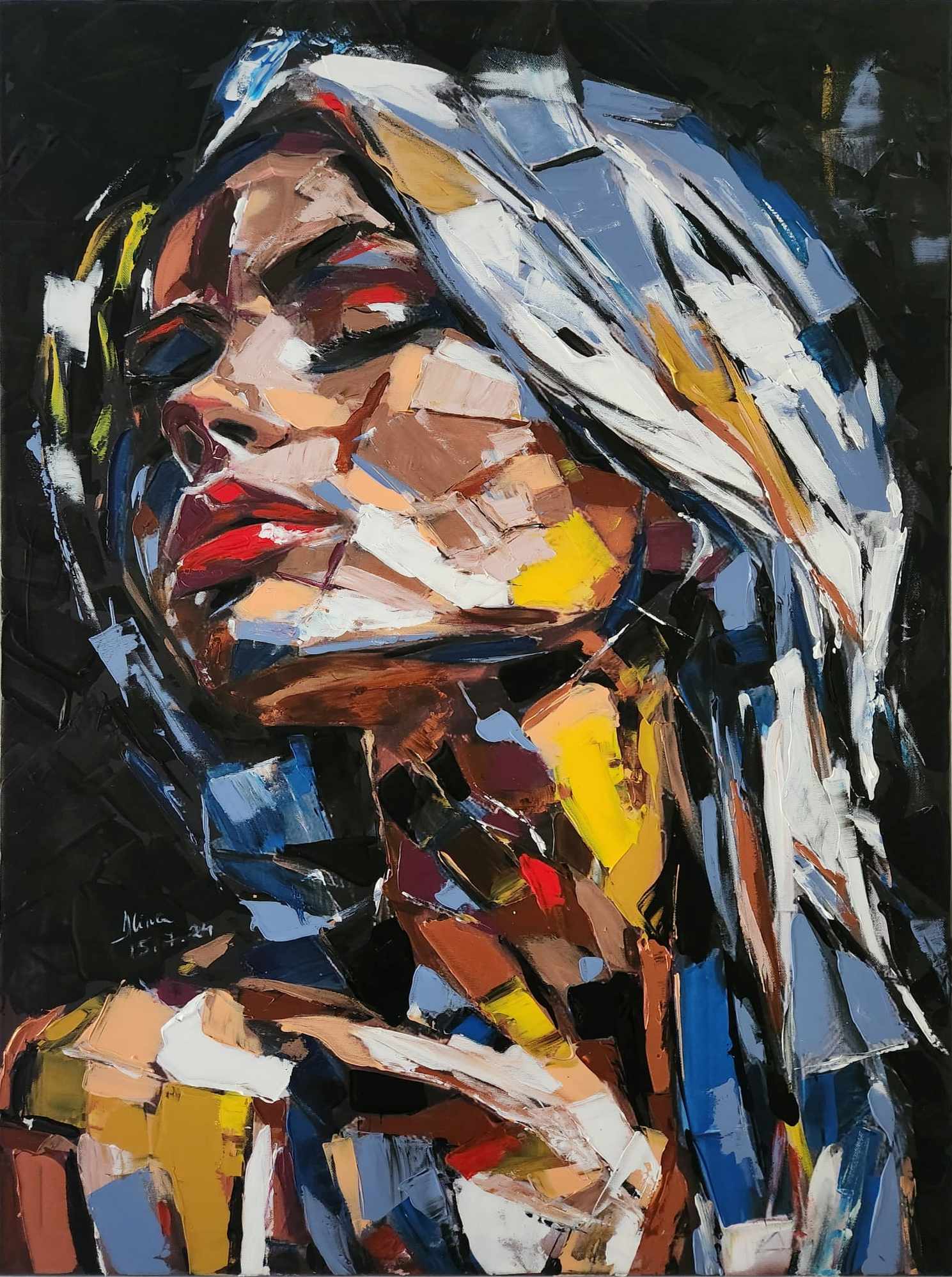 ArteDiAlina.com painting: Je te pardonne ..